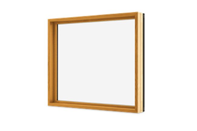 Wooden empty picture frame on a white background