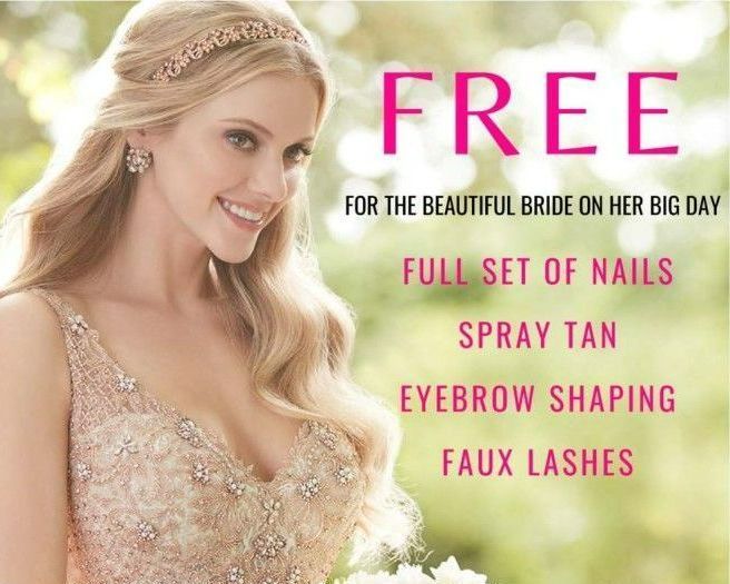 A Woman in a Wedding Dress Smiling — Xquisite Styles in Mount Warrigal, NSW
