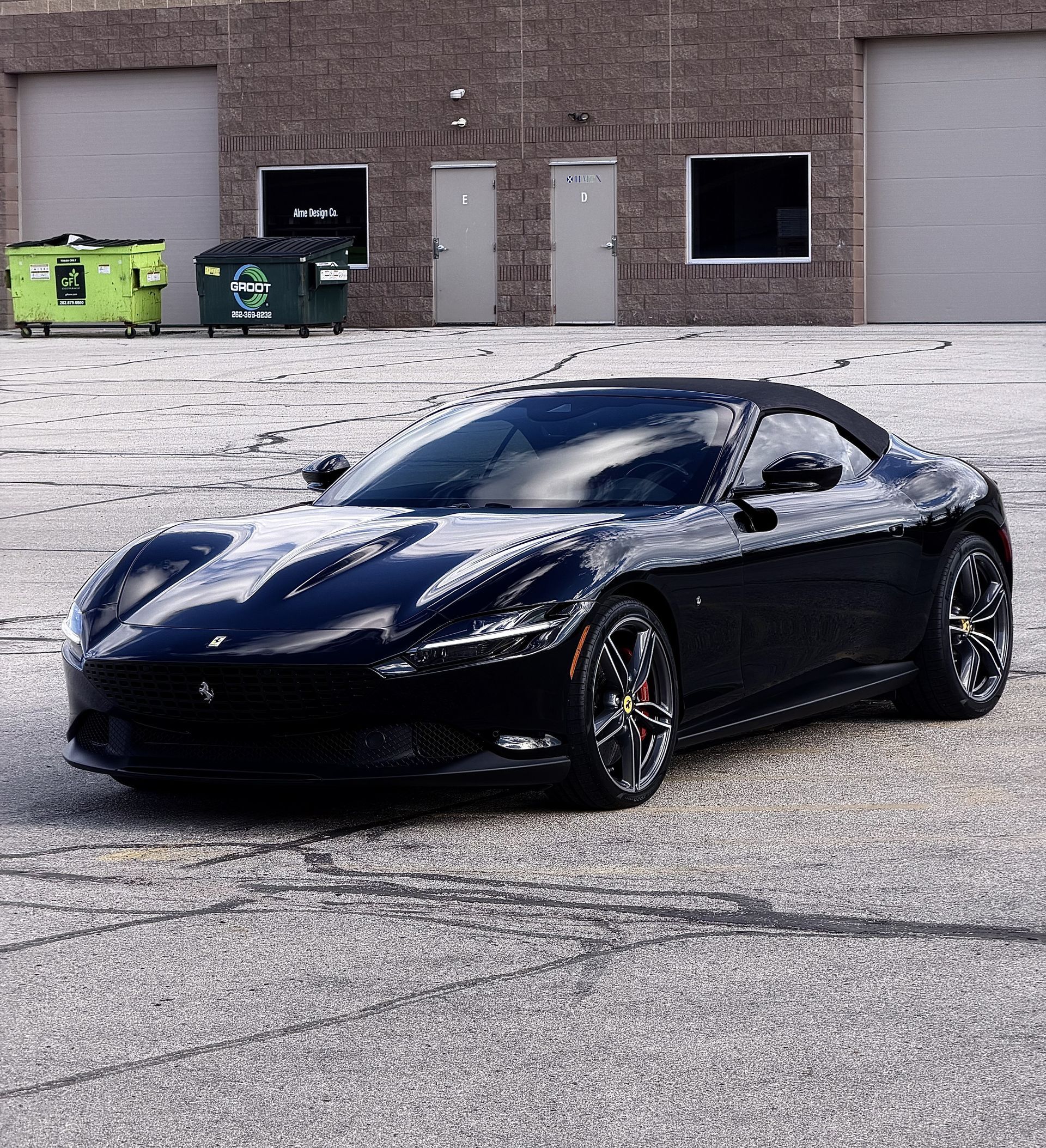 car parked outside