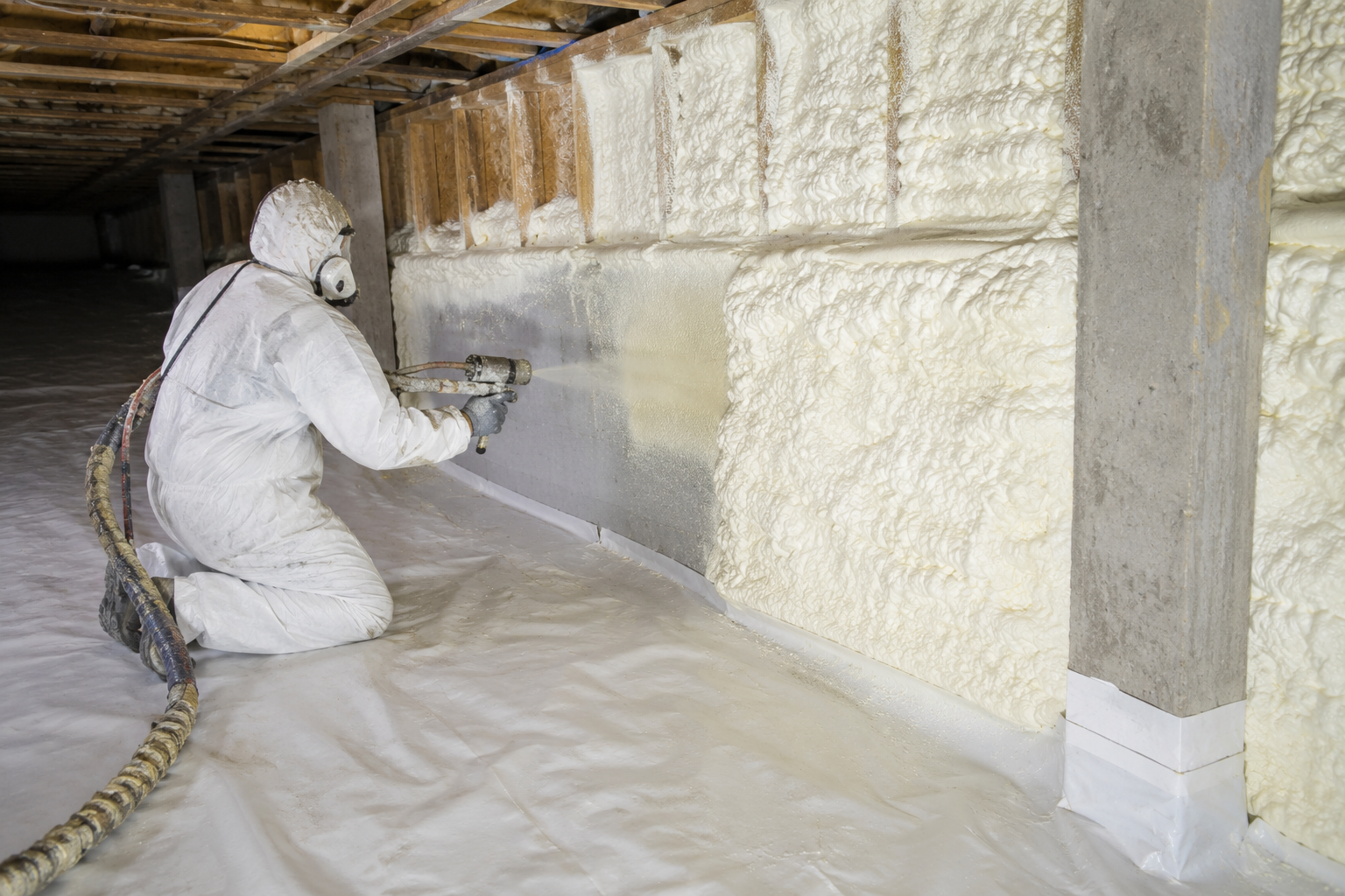 Crawl Space Spray Foam Insulation