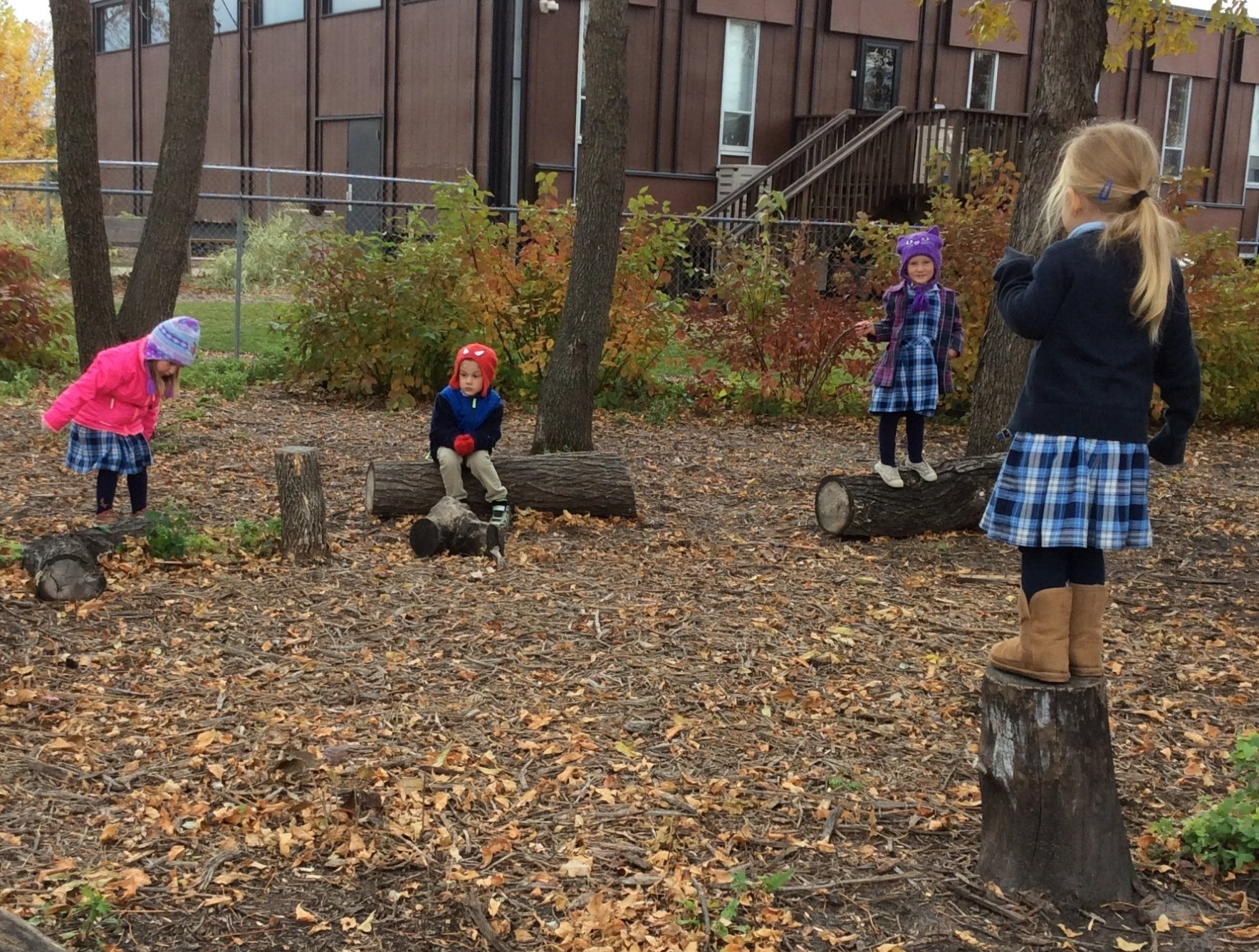 Children during circle time