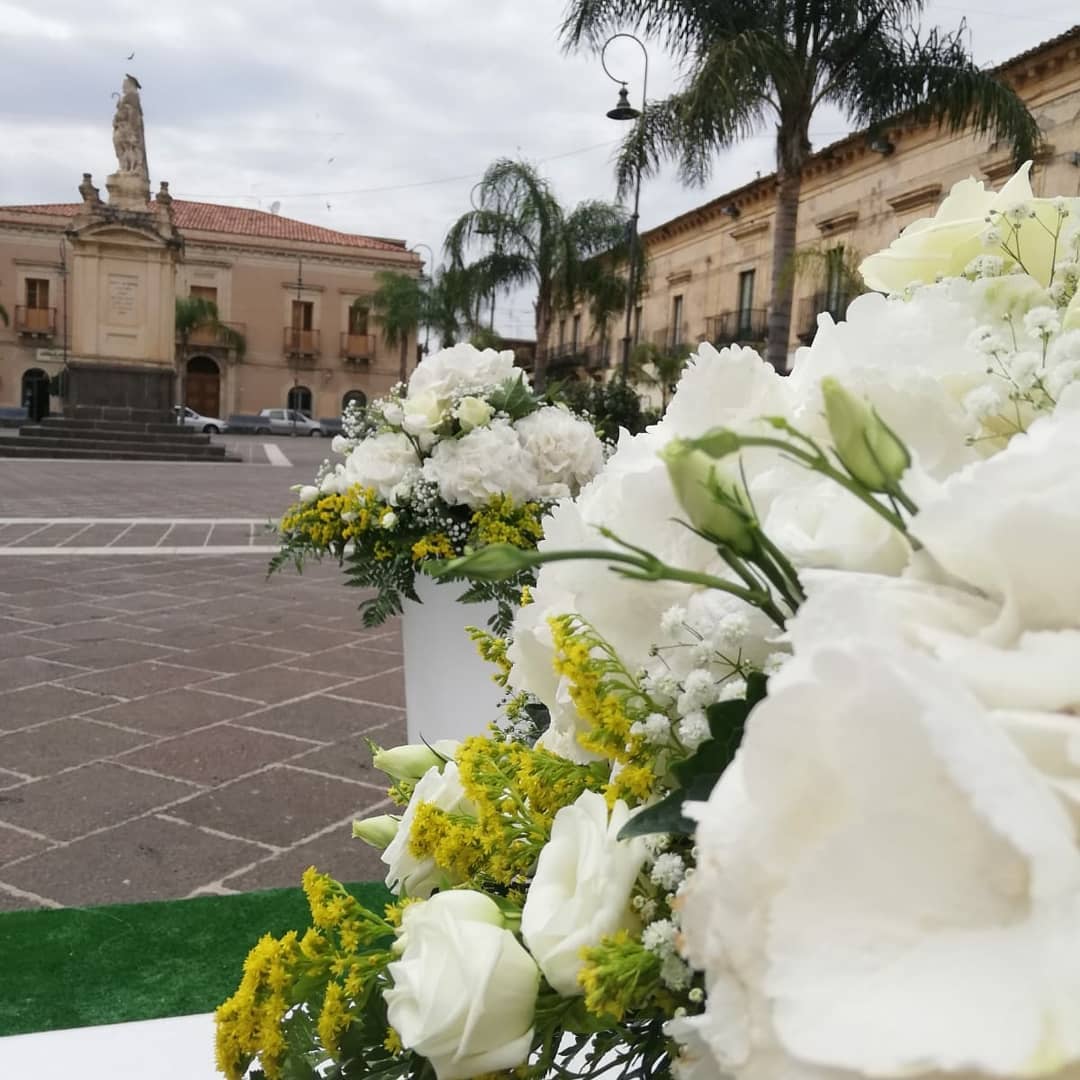 composizione floreale per matrimonio