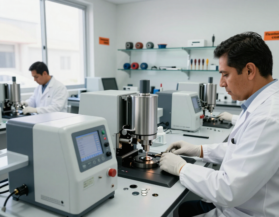 Laboratorio óptico en Ensenada con equipo de precisión
