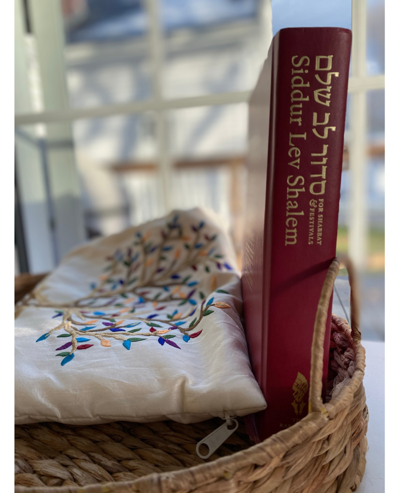 Tallis bag and prayer book