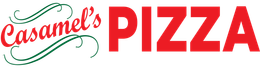 The Casamel's Pizza logo with