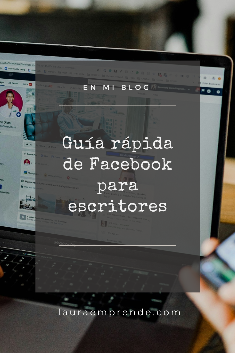 guía rápida de Facebook para escritores