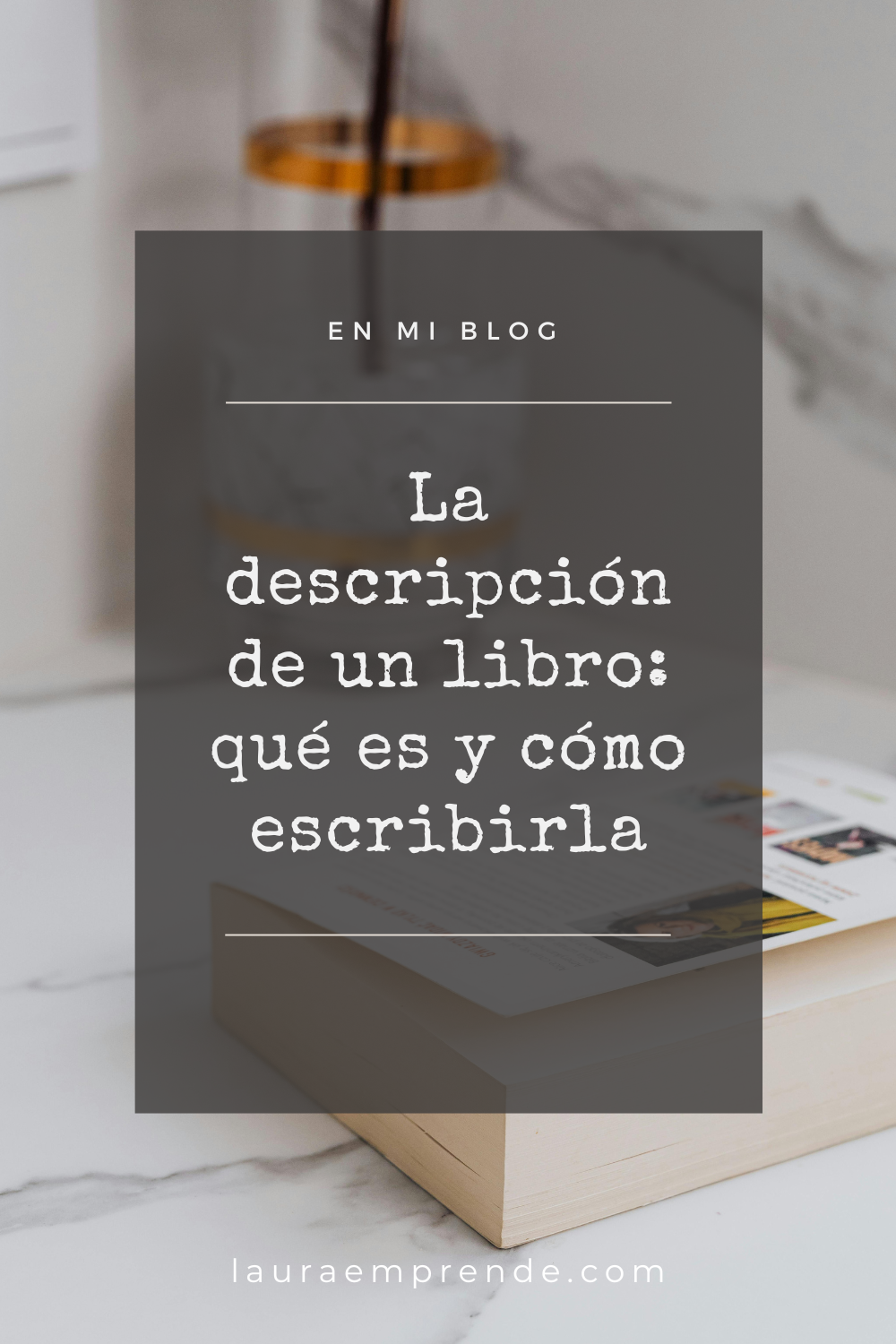 la descripción de un libro