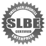 It is a small local business certified enterprise logo.