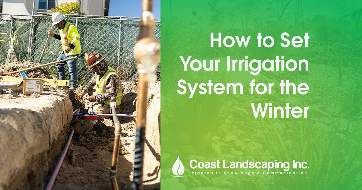 How to set your irrigation system for the winter