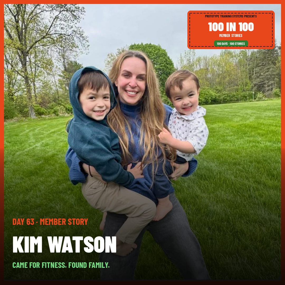Kim Watson with her sons — Day 63 of 100 in 100