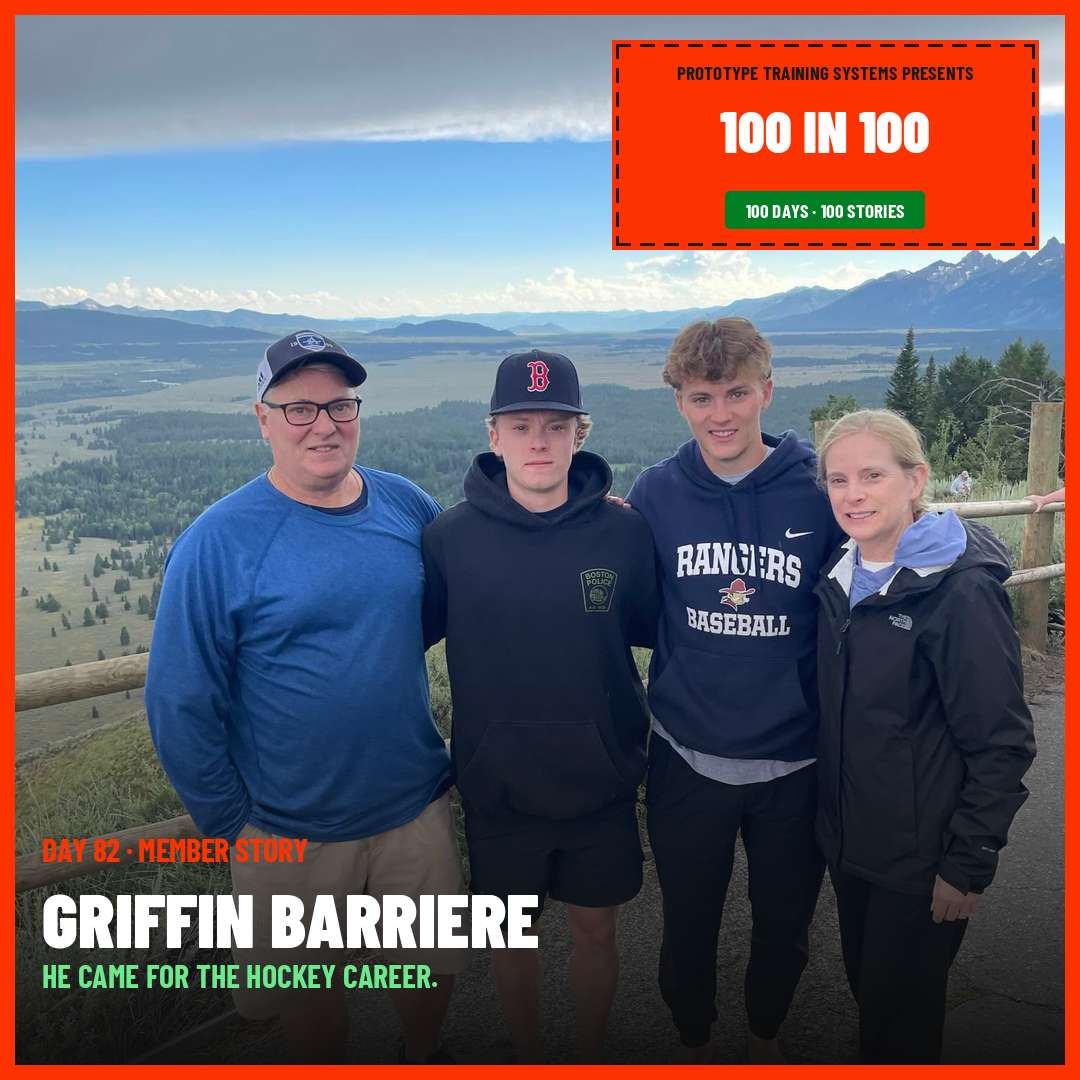 Griffin Barriere and family — 100 in 100 Day 82