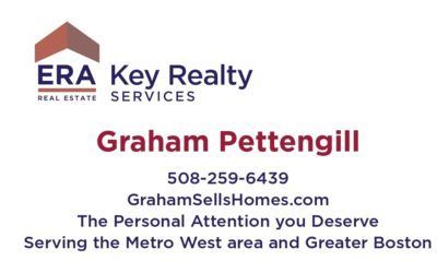 ERA Key Realty Services business card for Graham Pettengill with phone, website, and tagline