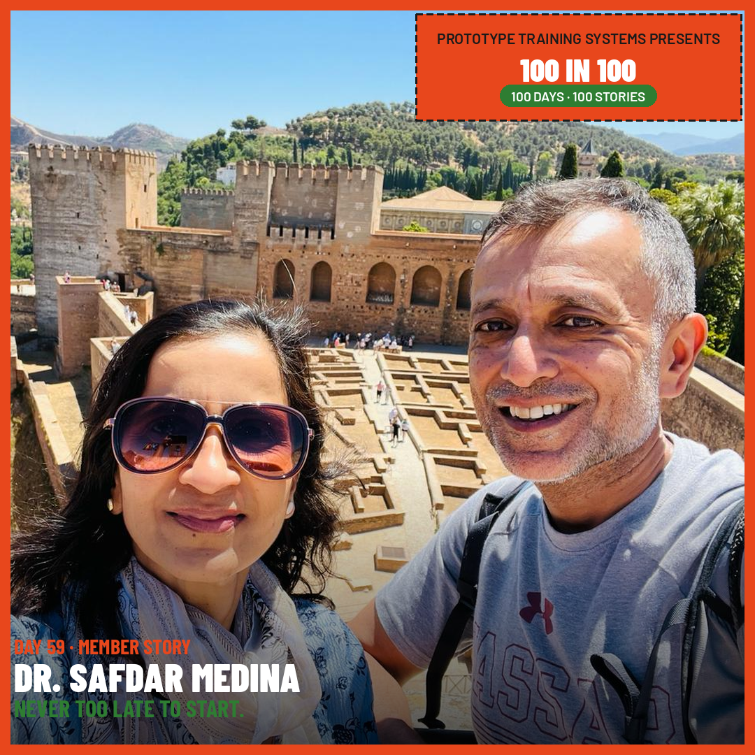 Dr. Safdar Medina — Day 59, 100 in 100 stories