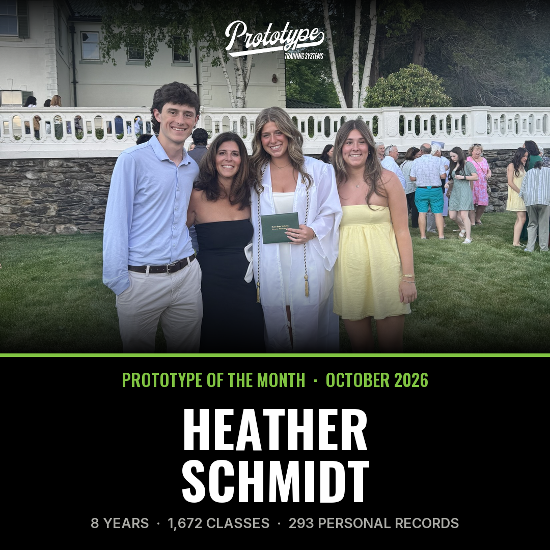 Heather Schmidt with her three kids at a graduation Prototype of the Month at Prototype Training