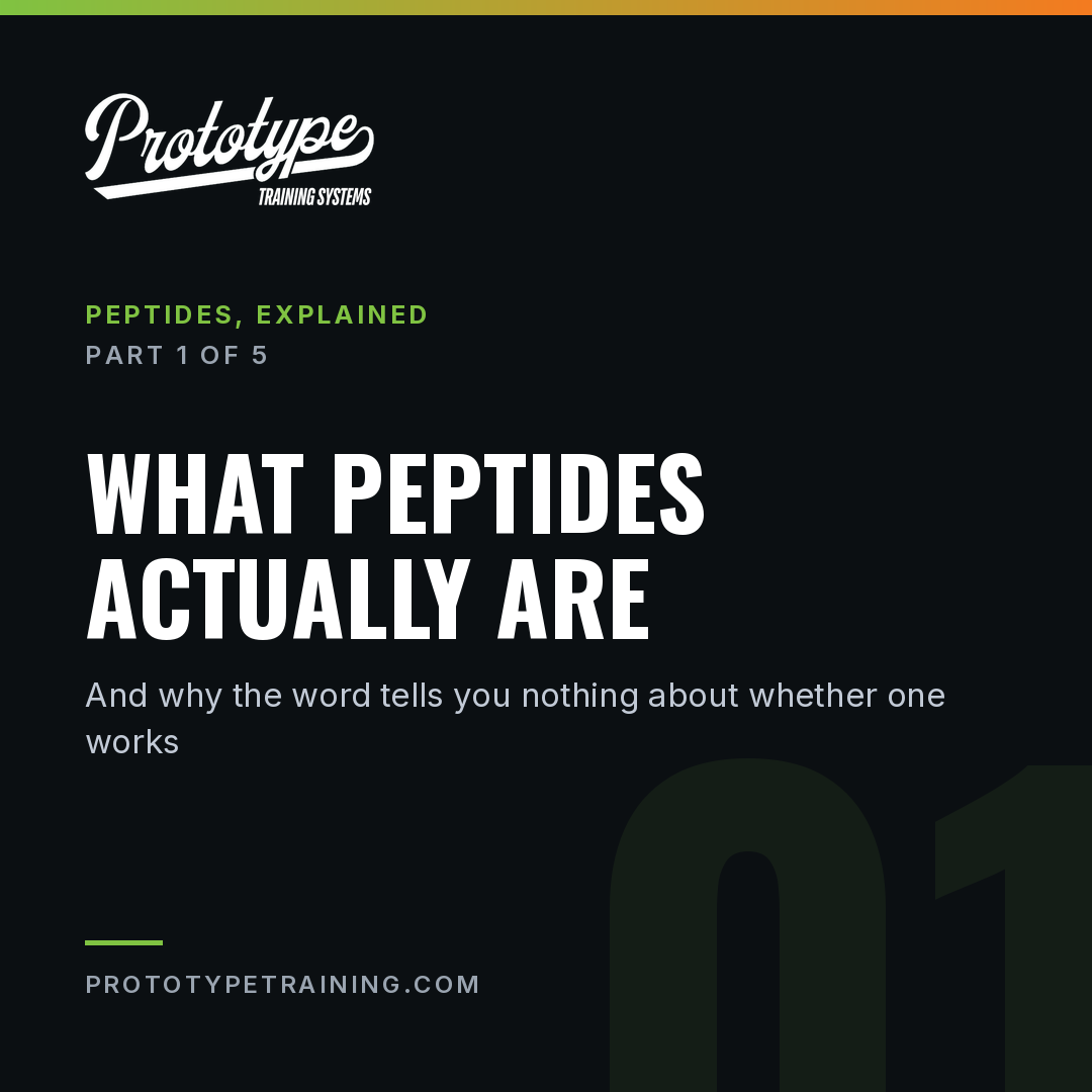 Prototype Training Systems series graphic reading 