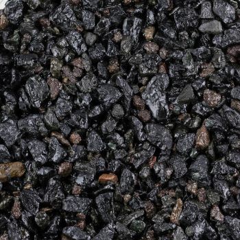 Jet black resin bound blend.