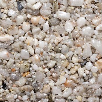 Oyster pearl resin bound blend.