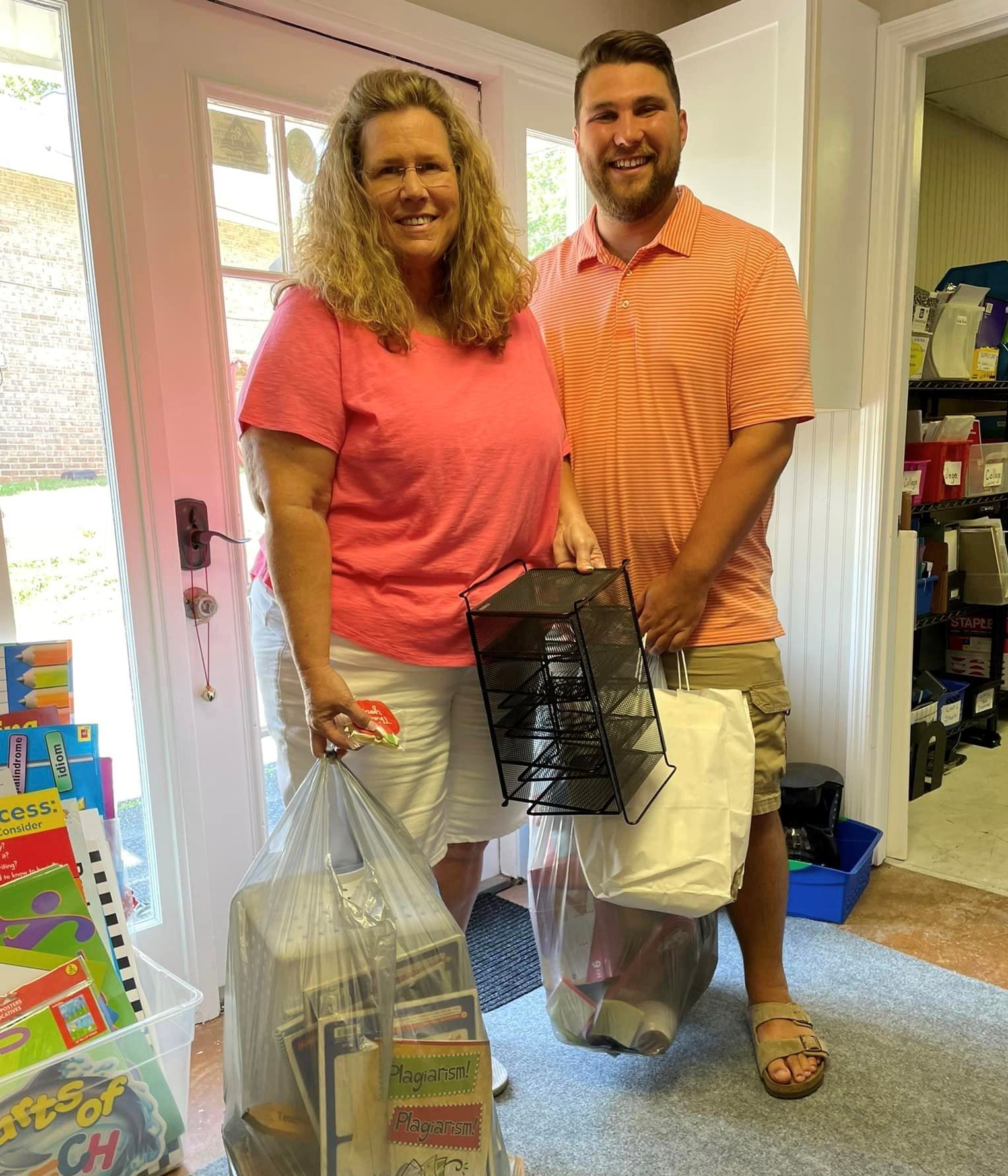 Teachers shopping for Back to School