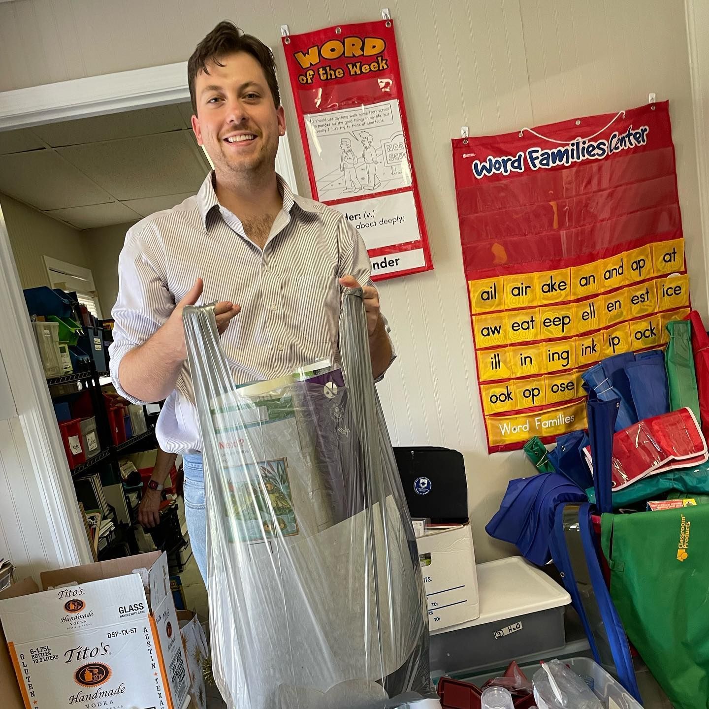 Teachers shopping for Back to School
