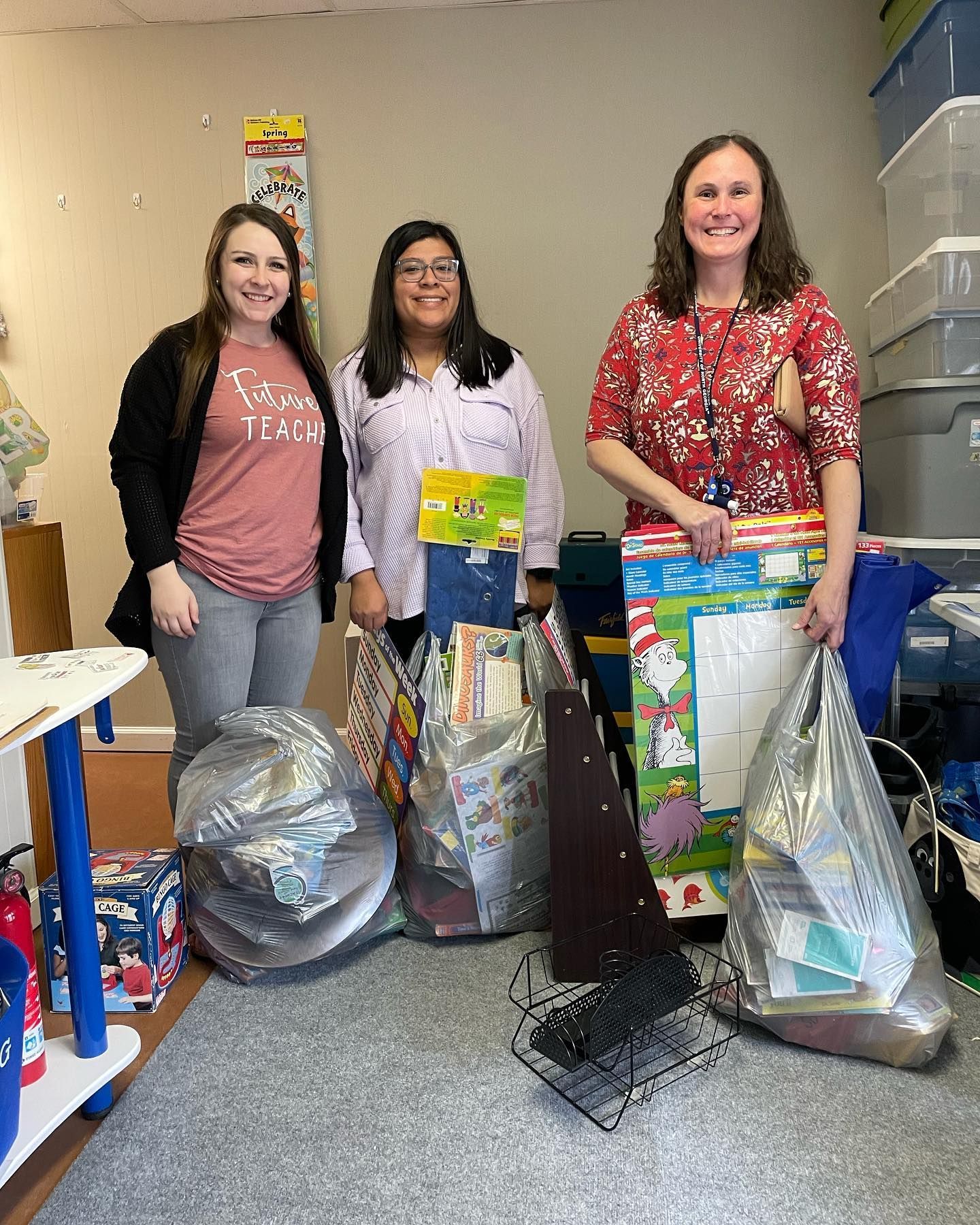 Teachers shopping for Back to School