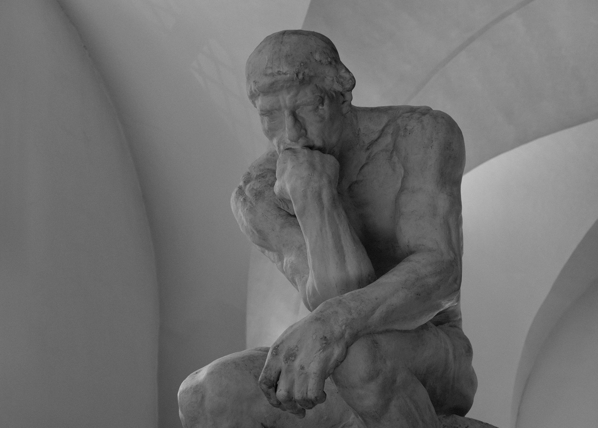 Grübelnde Statue - Überwindung mentaler Blockaden