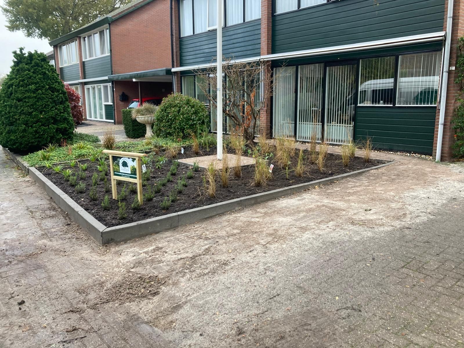 Renovatie voortuin Hardenberg