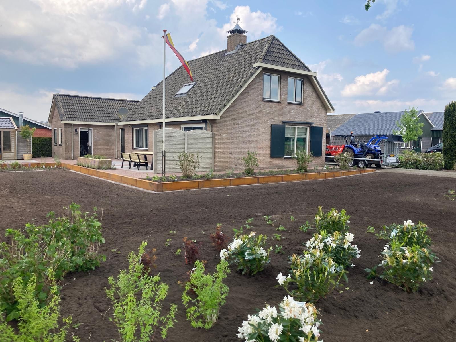 Tuinaanleg in Heemserveen
