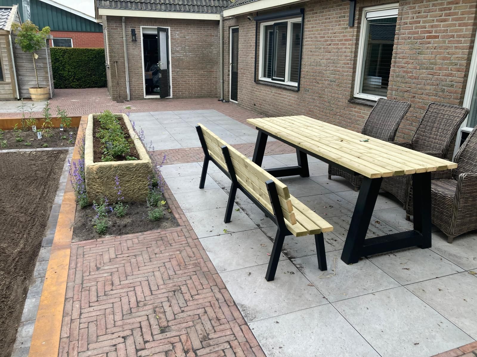 Tuinaanleg in Heemserveen