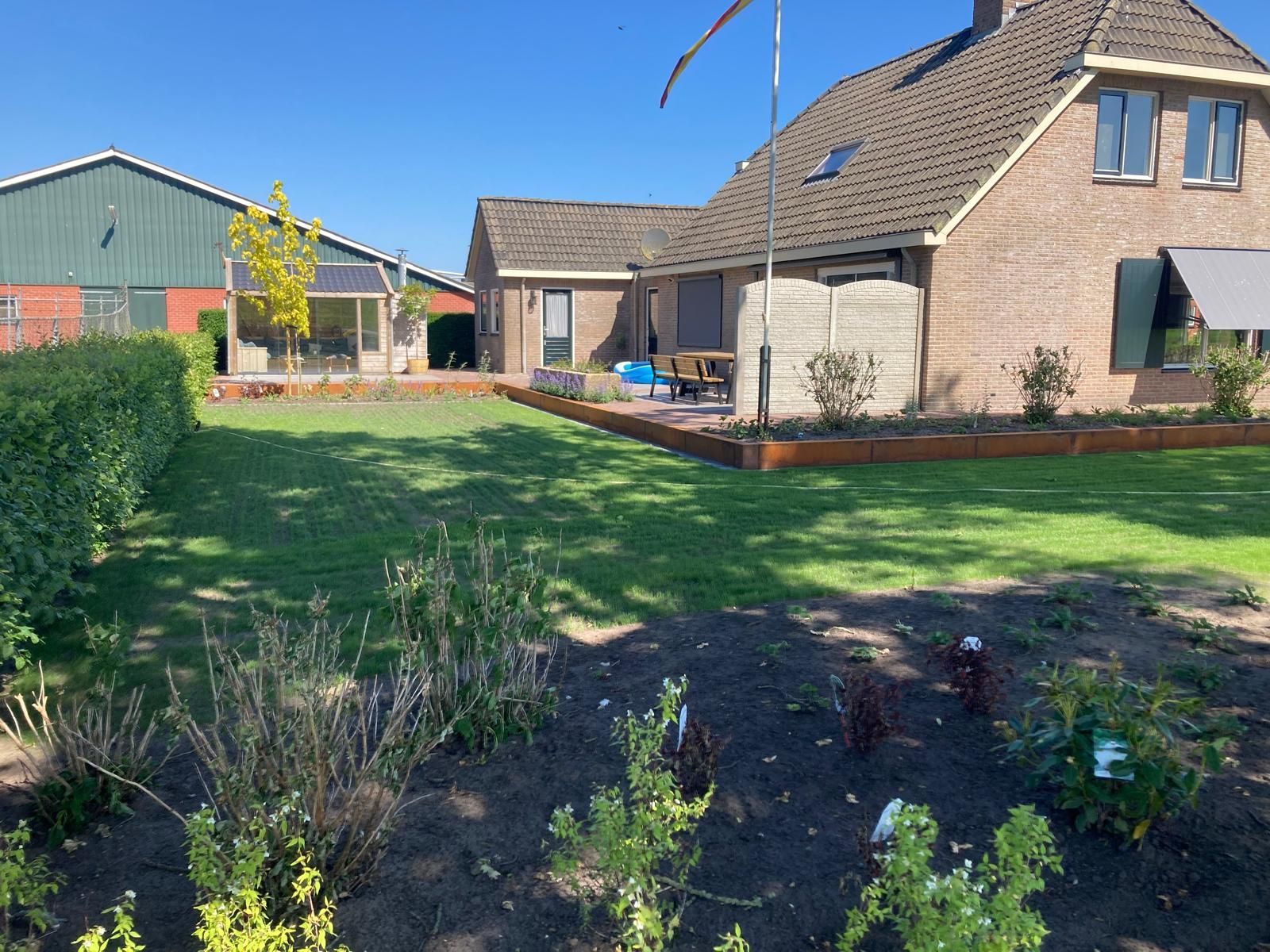 Tuinaanleg in Heemserveen