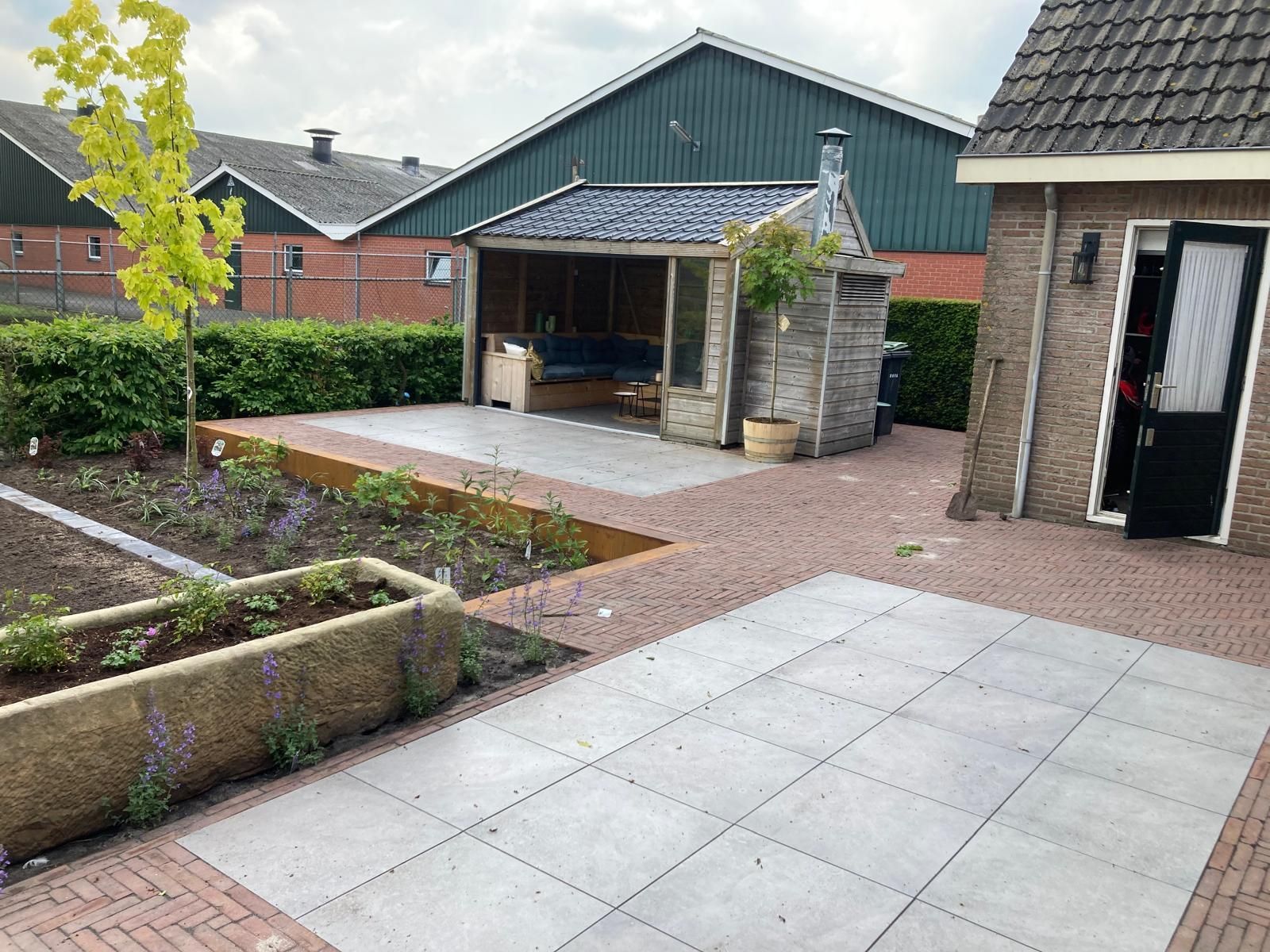 Tuinaanleg in Heemserveen