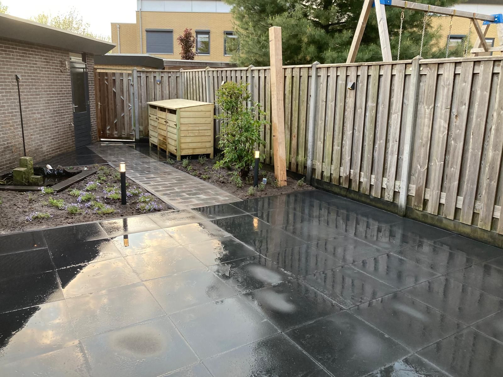 Aanleg tuin in Baalderveld