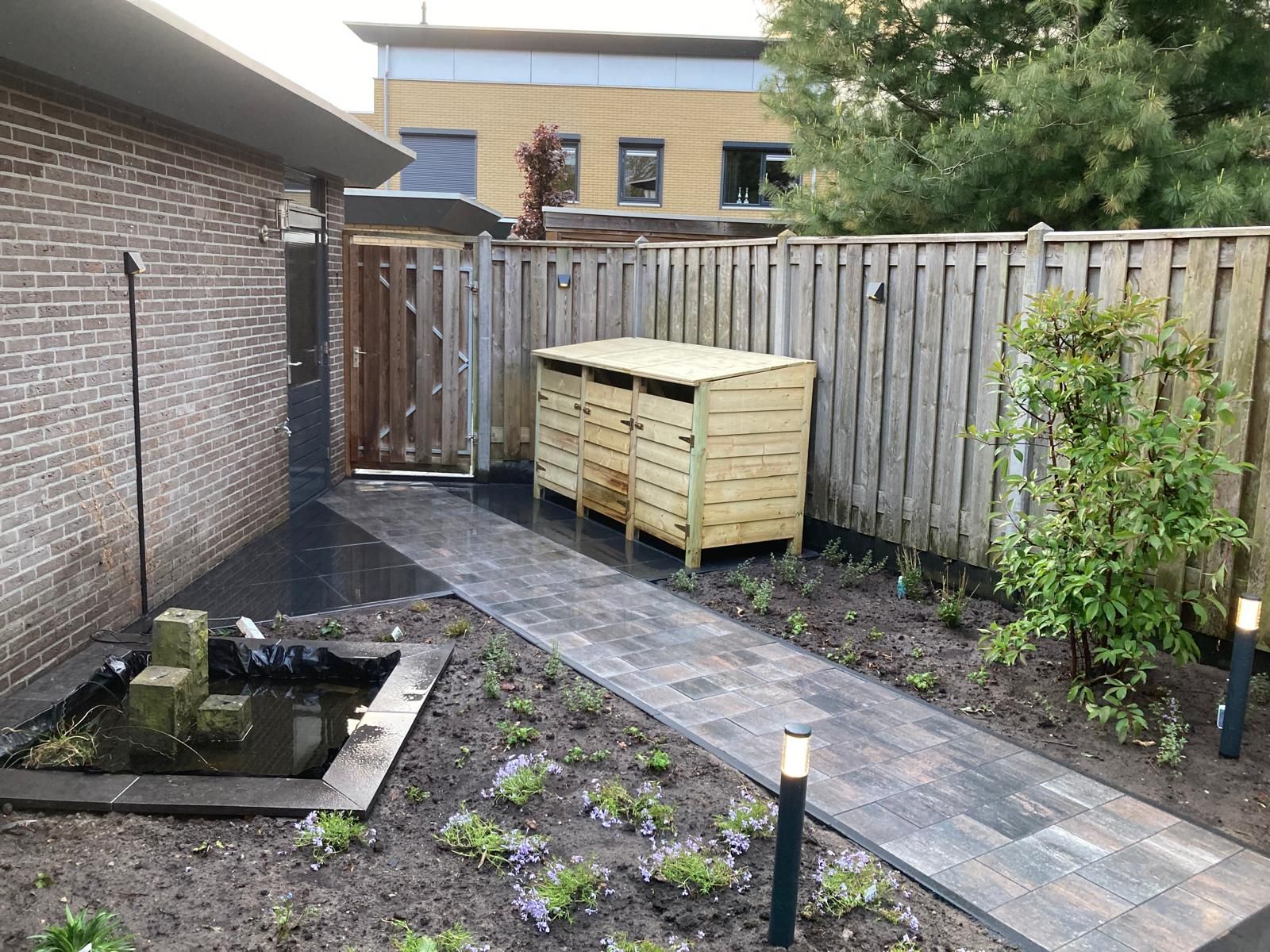 Aanleg tuin in Baalderveld