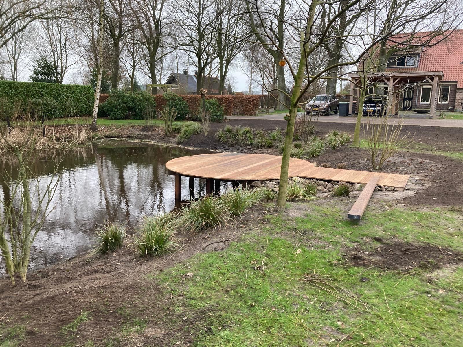 Aanleg voortuin in Balkbrug
