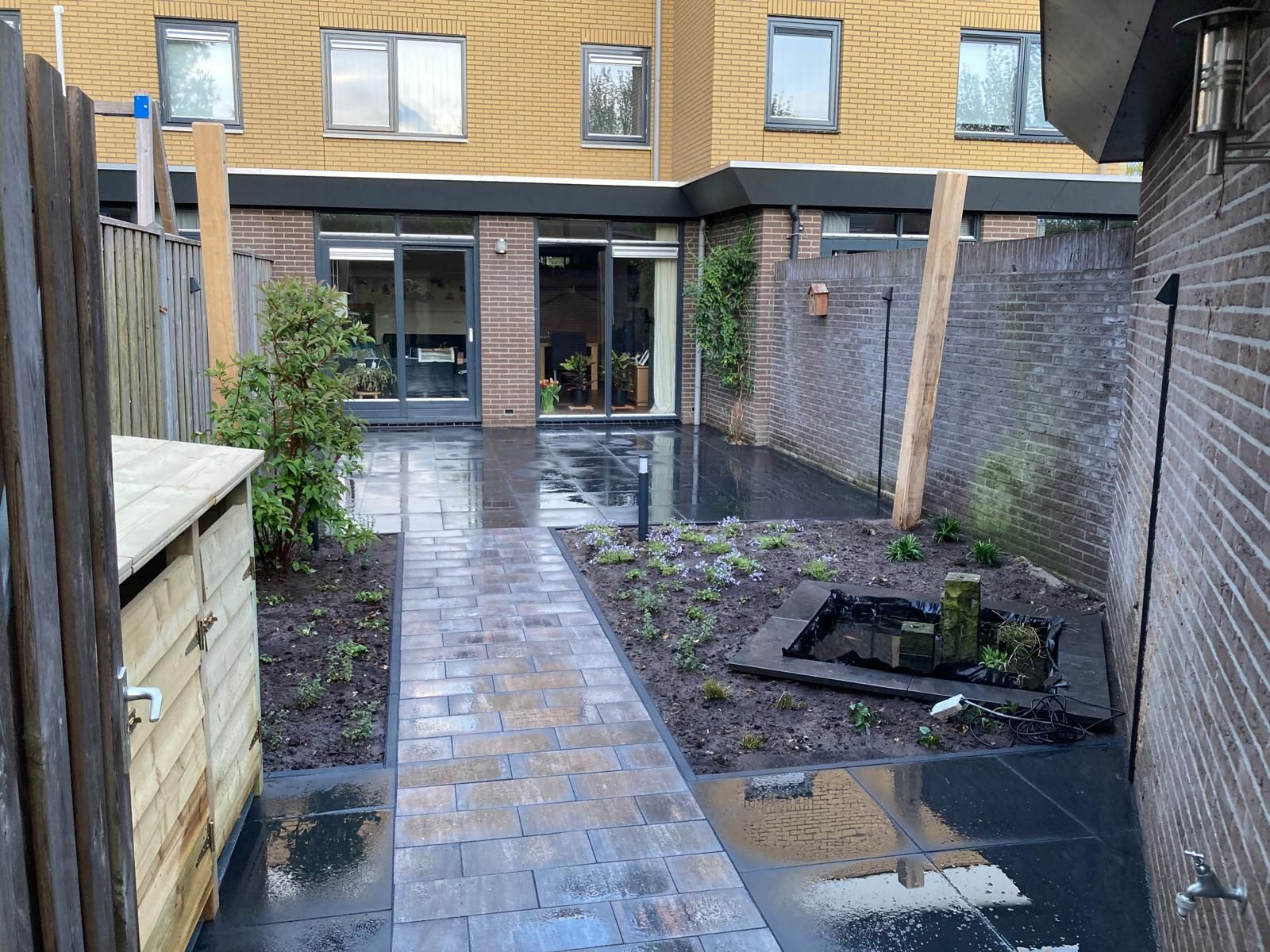 Aanleg tuin in Baalderveld