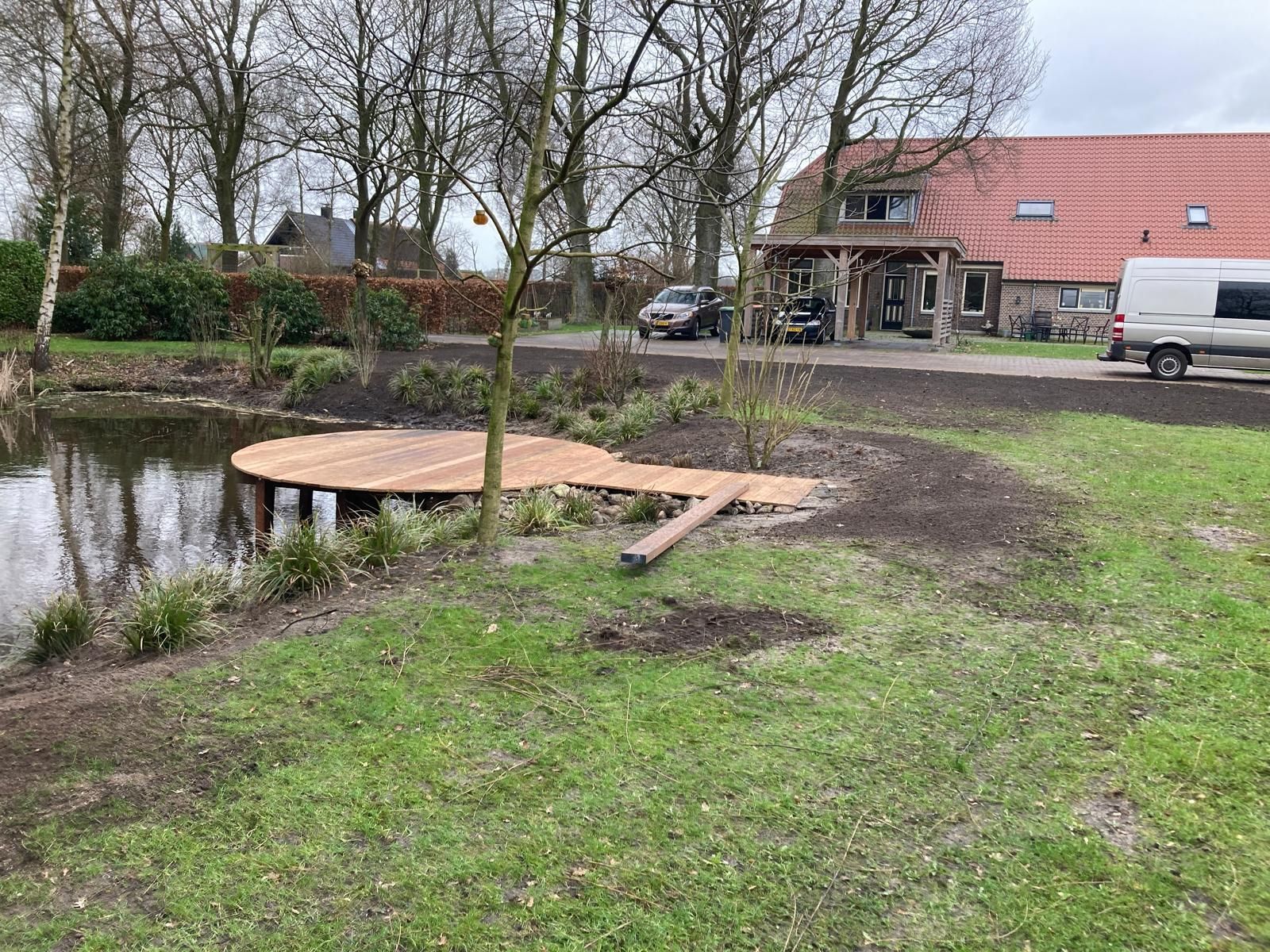 Aanleg voortuin in Balkbrug