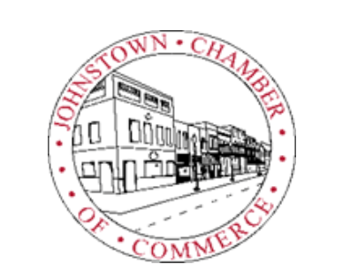 A logo for the johnstown chamber of commerce