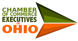 A logo for the chamber of commerce executives of ohio