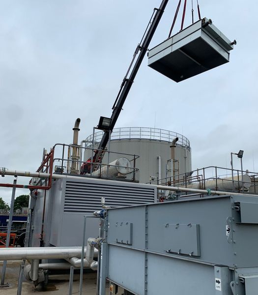 Installation of New Dump Radiator