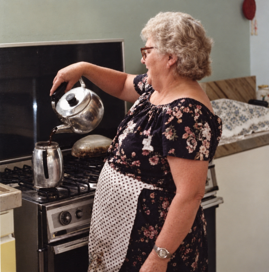 Fotos da nonna valéria fazendo café