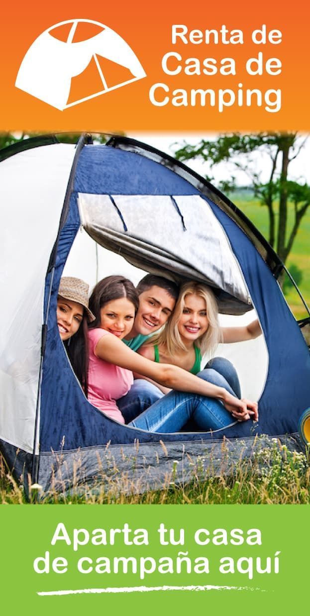 Personas acampando en balneario