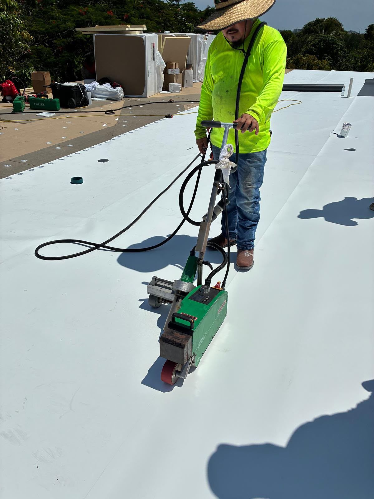 Commercial roofing project in Palm Beach County Florida