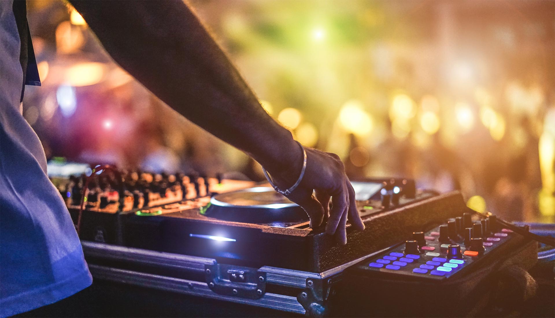 DJ at Party Festival