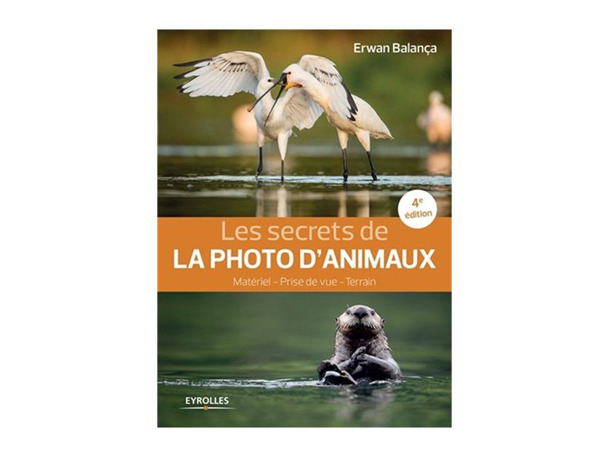 A book titled les secrets de la photo d' animaux