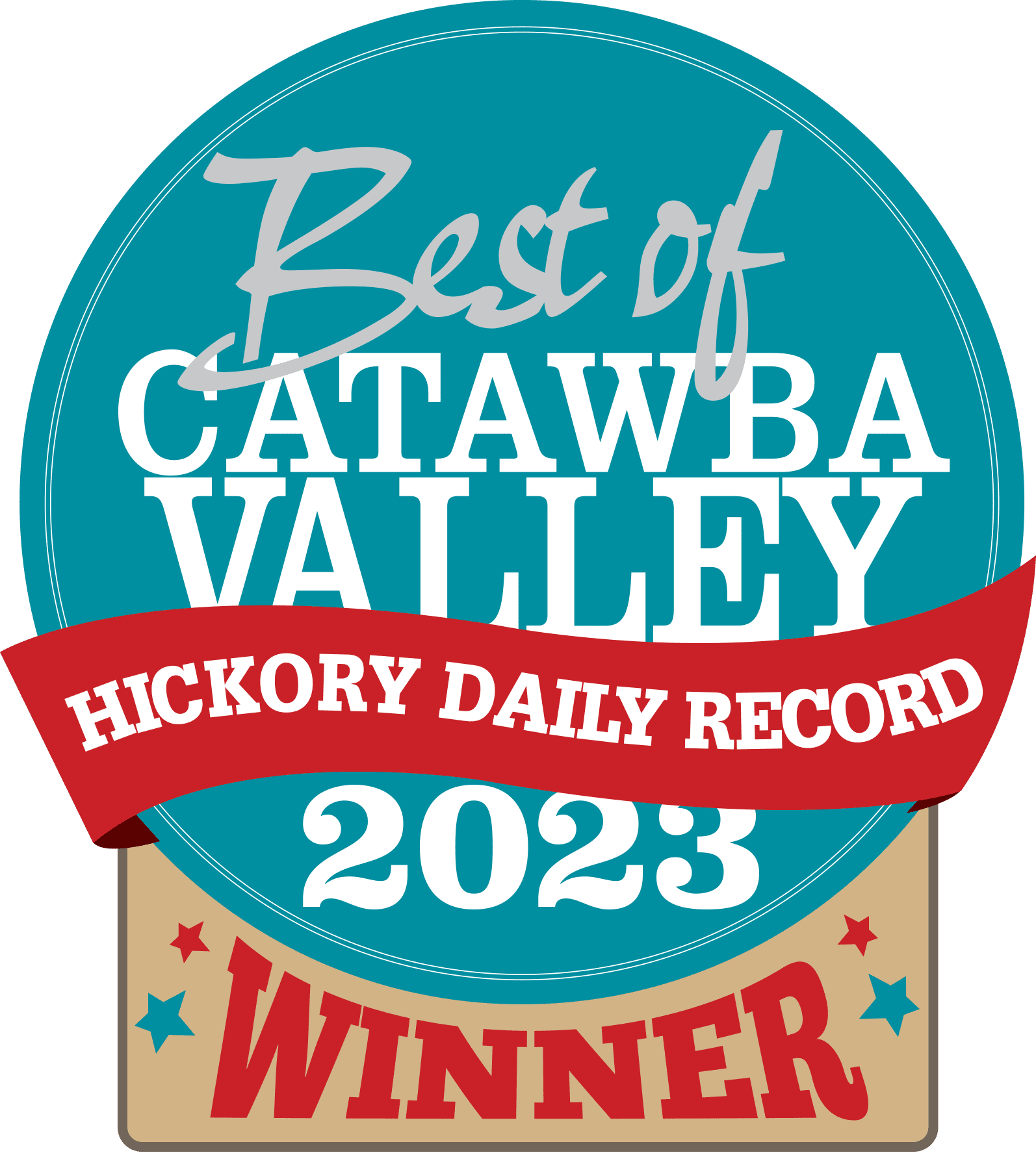 Best of Catawba Valley Badge | Top Orthodontist in Hickory NC for retainers, invisalign, fixing crossbites