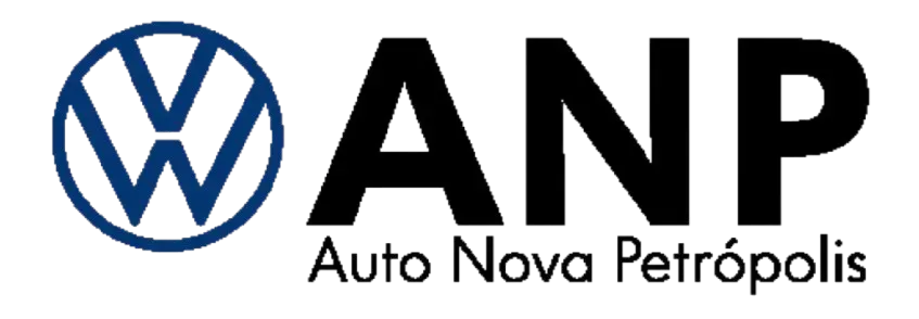 Volkswagen ANP logo with blue VW emblem and black “ANP” text, Auto Nova Petrópolis