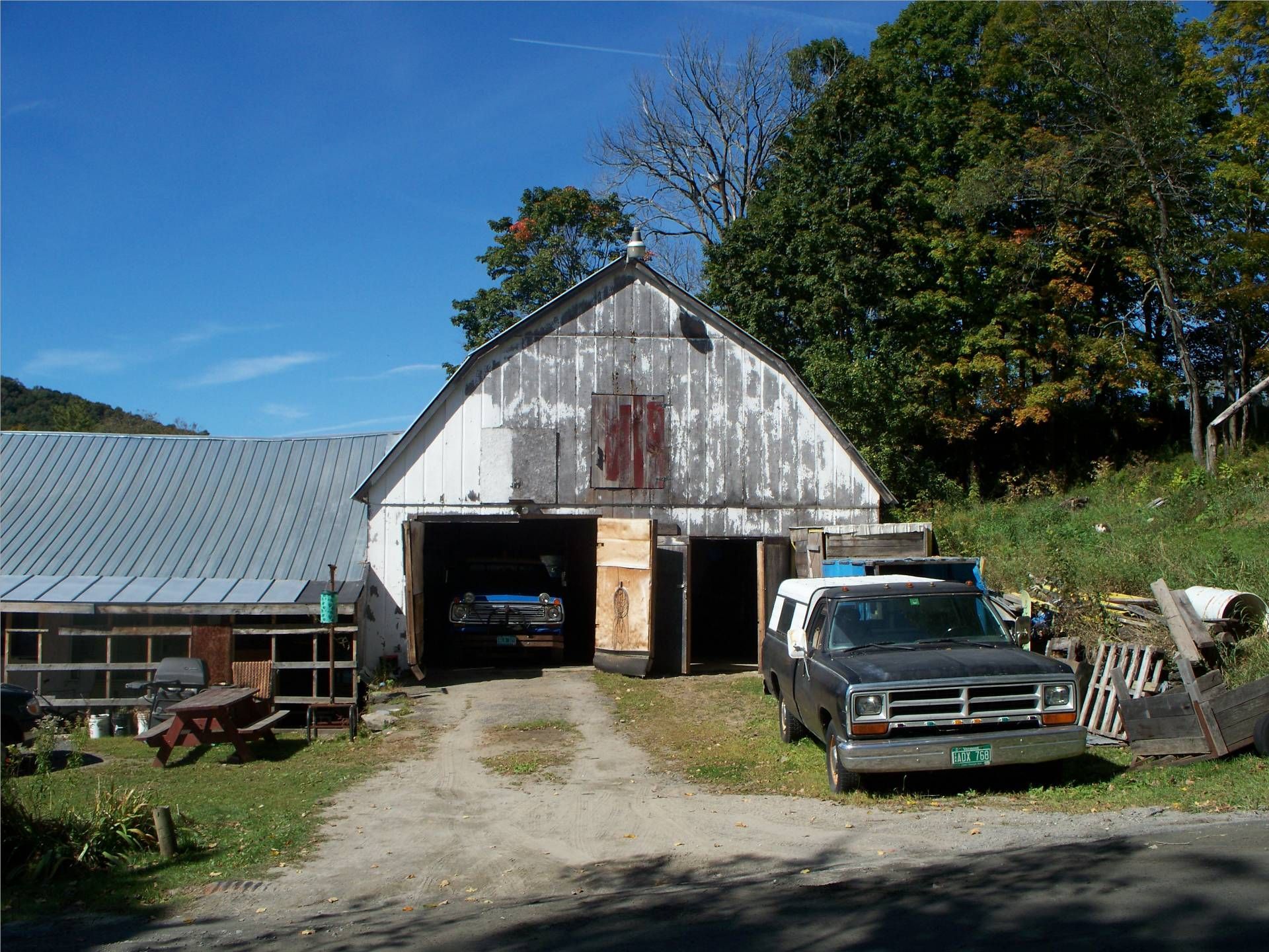 View of the Dehaven Barn.