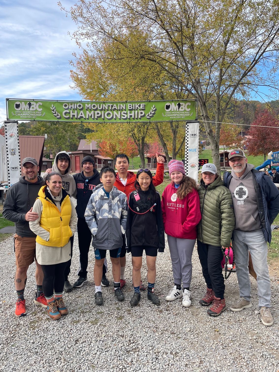 Racers at OMBC