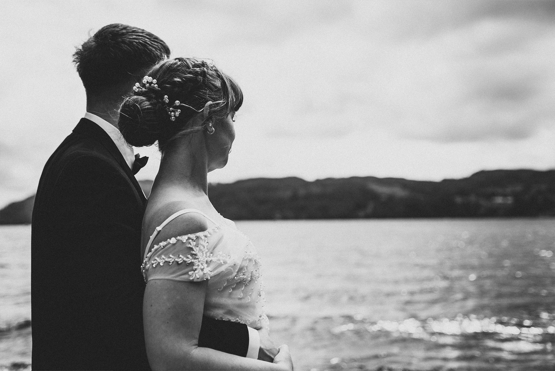 Wedding photographs captured at Briery Wood Hotel on the shores of Windermere
