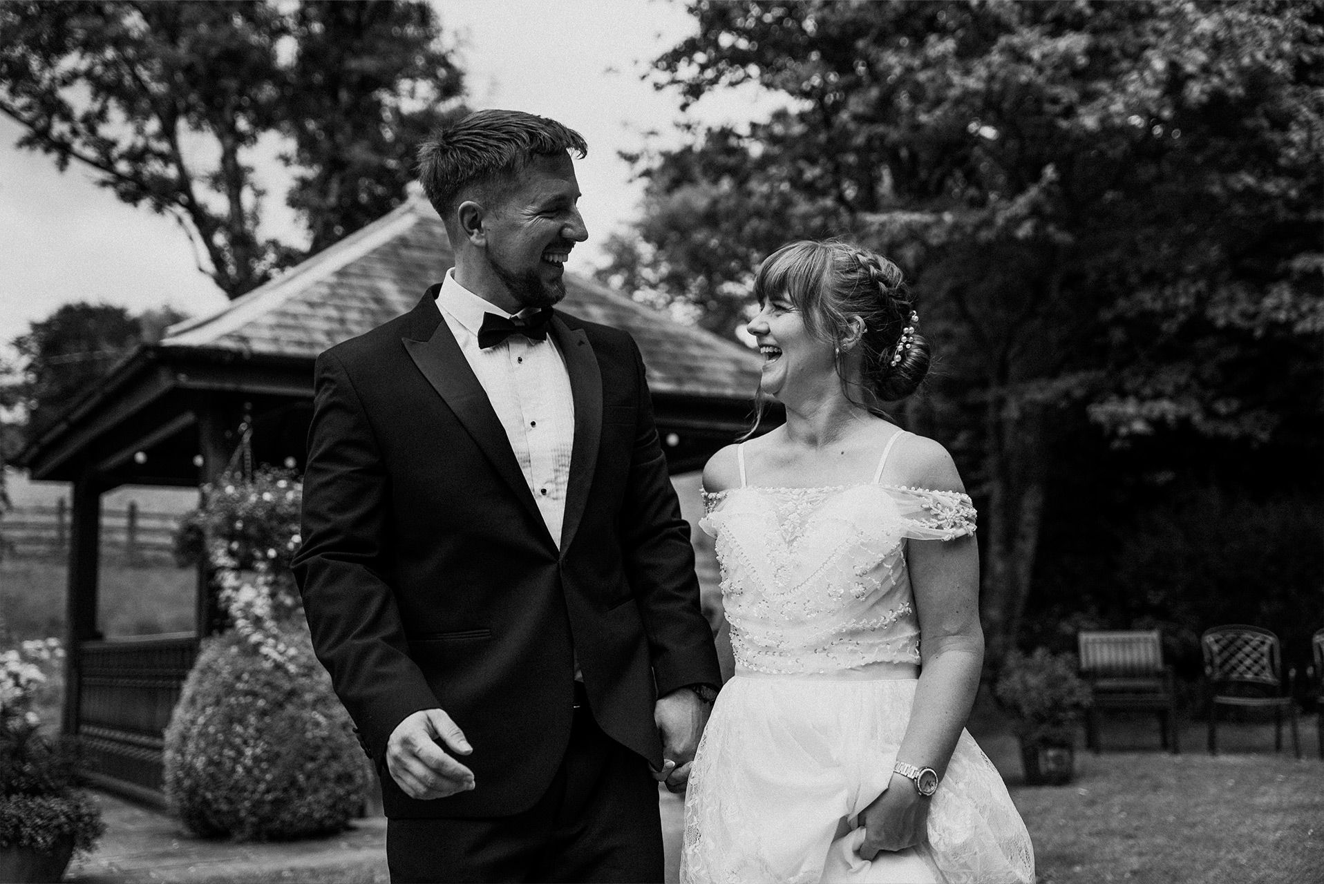 Wedding reception celebration at Briery Wood Hotel in the Lake District
