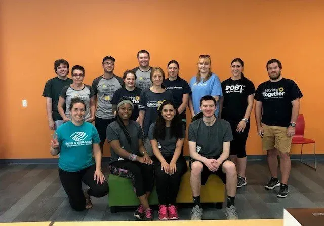 volunteers team